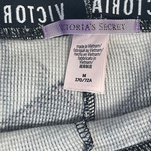 Victorias Secret Navy/White Diamond Plaid Jogger Style Sleep Pants Sz M - Picture 3 of 5